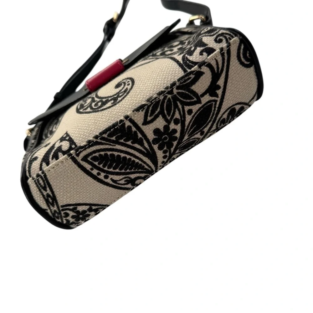 SPARTINA 449 Daufuskie Island Strachan Tulip Linen Leather Crossbody Bag